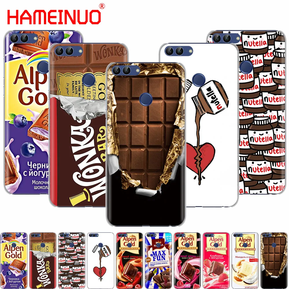 HAMEINUO alenka bar wonka чехол для сотового телефона с шоколадной надписью nutella huawei Honor 7C Y5