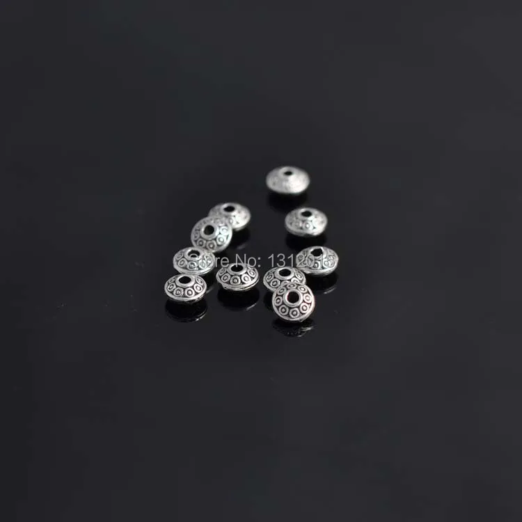 Оптовая продажа Бисер Круглый Шарм в античном стиле серебряный сплав