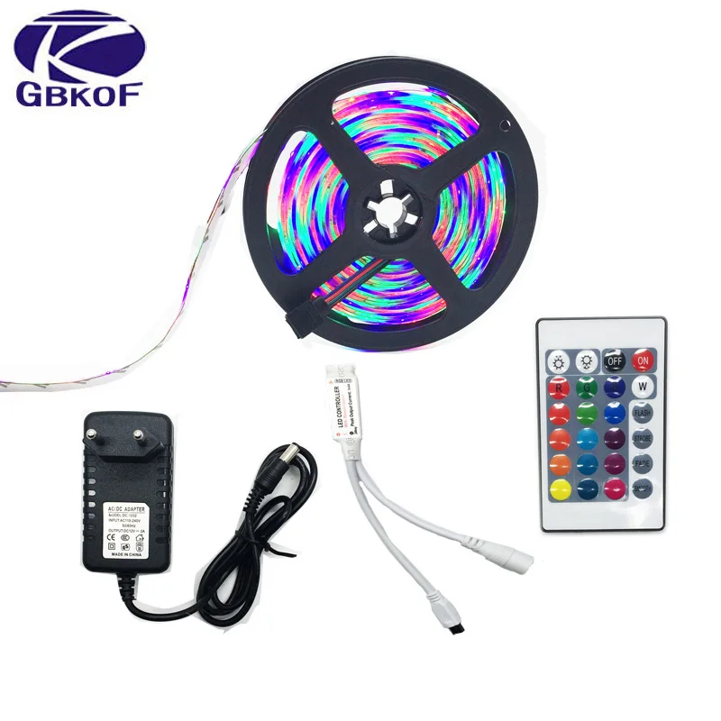 5 м 10 15 20 SMD 2835 RGB светодиодный светильник гибкая светодиодная лента Диодная