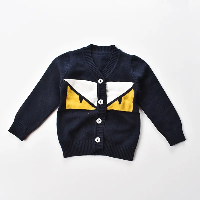 Baby sweater 2019 kids Long Sleeve cardigan for boys Children winter Toddler Knitted jumper Tops | Мать и ребенок