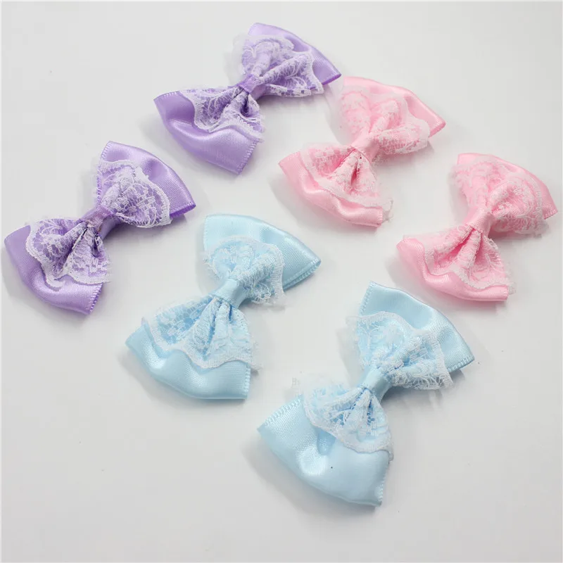 Атласная лента 10 шт./лот атласная украшение для свадебной вечеринки скрапбукинга