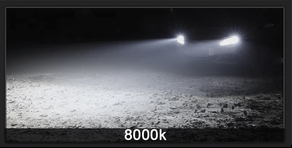 8000 К Белый Синий Hitwh ZES светодиодный лампы H7 светодиодный светильник H4 H1 H11 9006 9005 HB3 HB4 100W 12000LM 6500K 4300K 5000K 8000K 12V 24V Автомобильная Противо-Туманная светильник лампочка - Испускаемый цвет: 8000 К Белый Синий