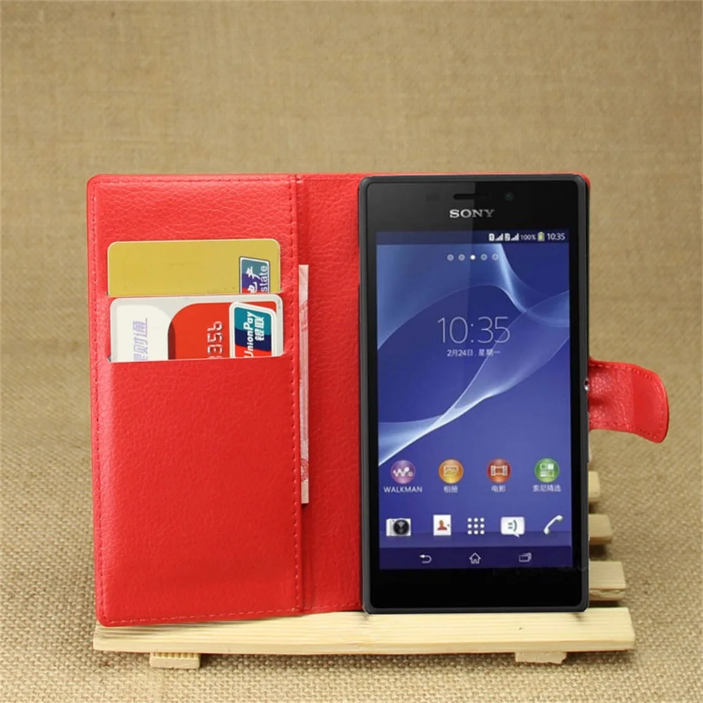 Чехол Cyboris для Sony Xperia M2 S50h /M2 Dual D2302 /Xperia Aqua D2403 D2406 откидной чехол кожаный с