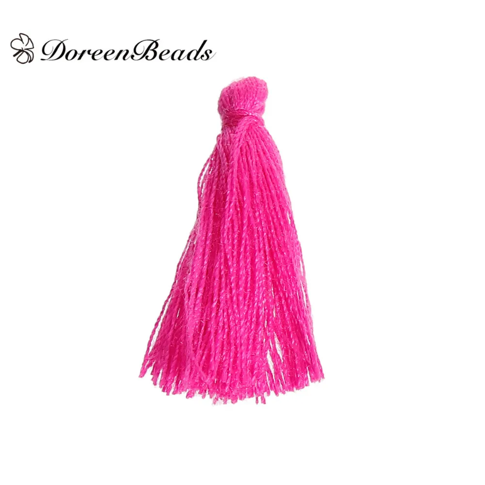 Doreenbeads полиэстер кисточкой Кофе/черный/розовый/фиолетовый/фуксия/синий/белый/красный/зеленый /оранжевый/30 мм(1/"), 5 шт