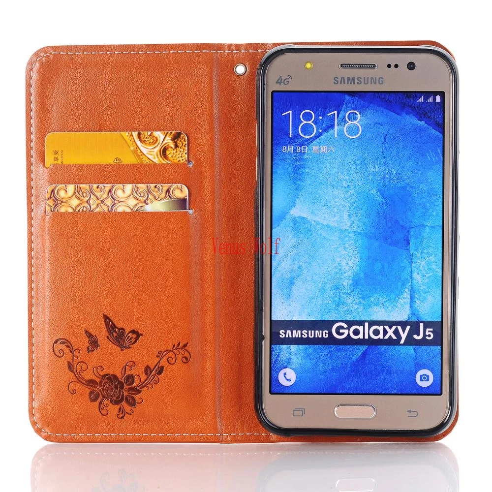 Чехол книжка для Samsung Galaxy J5 J 5 2015 500 J500 J500F J500H кожаный чехол 2016 J56 J510 J510F J510FN сумка|case