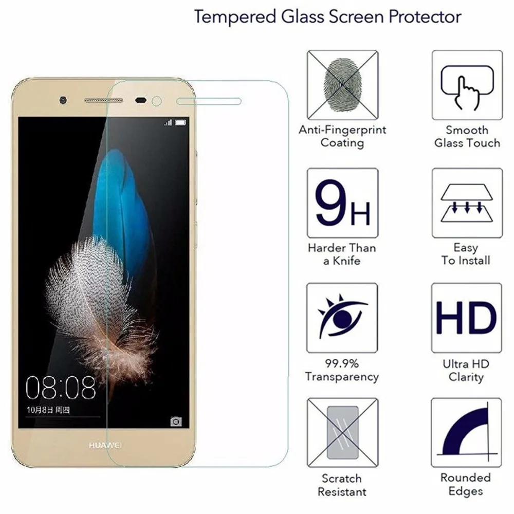 Gr 3 Закаленное стекло для Huawei GR3 TAG L21 L22 L01 L03 чехол защиты экрана на смартфоне