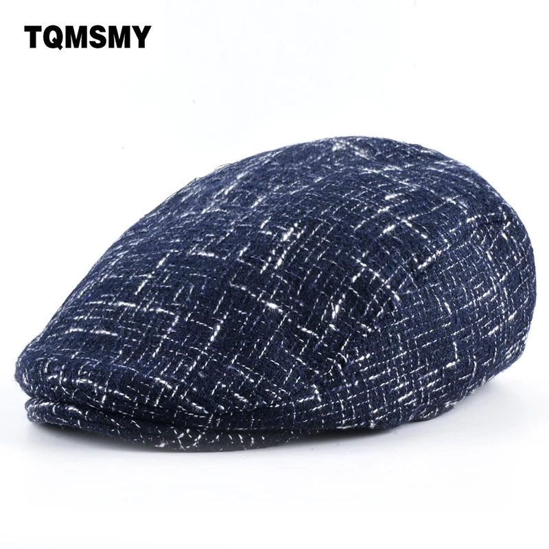 Мужской Хлопковый берет TQMSMY вязаная шерстяная шапка Повседневная Кепка с