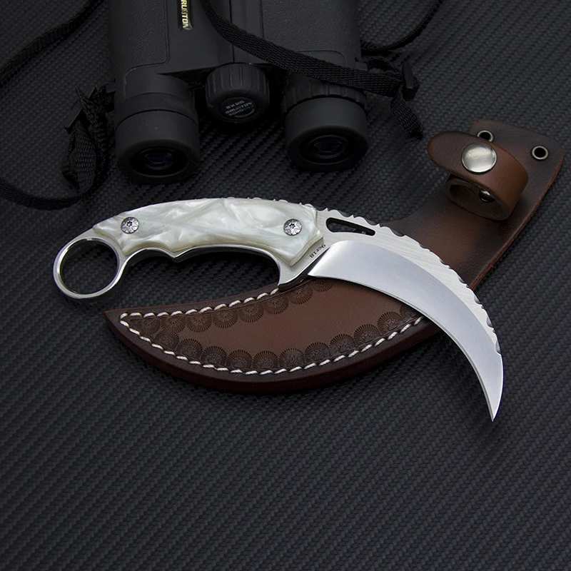 Toplu EDC Karambit Knife 9Cr18Mov Steel Tactical Jungle Outdoor Rescue Knives Camping Self Defense Hunting Tools | Инструменты
