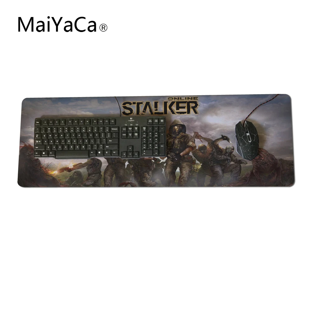MaiYaCa Stalker на заказ большой игровой коврик для мыши большой размер 900*400 Высокое качество DIY картина с краем блокировки и края не блокировки