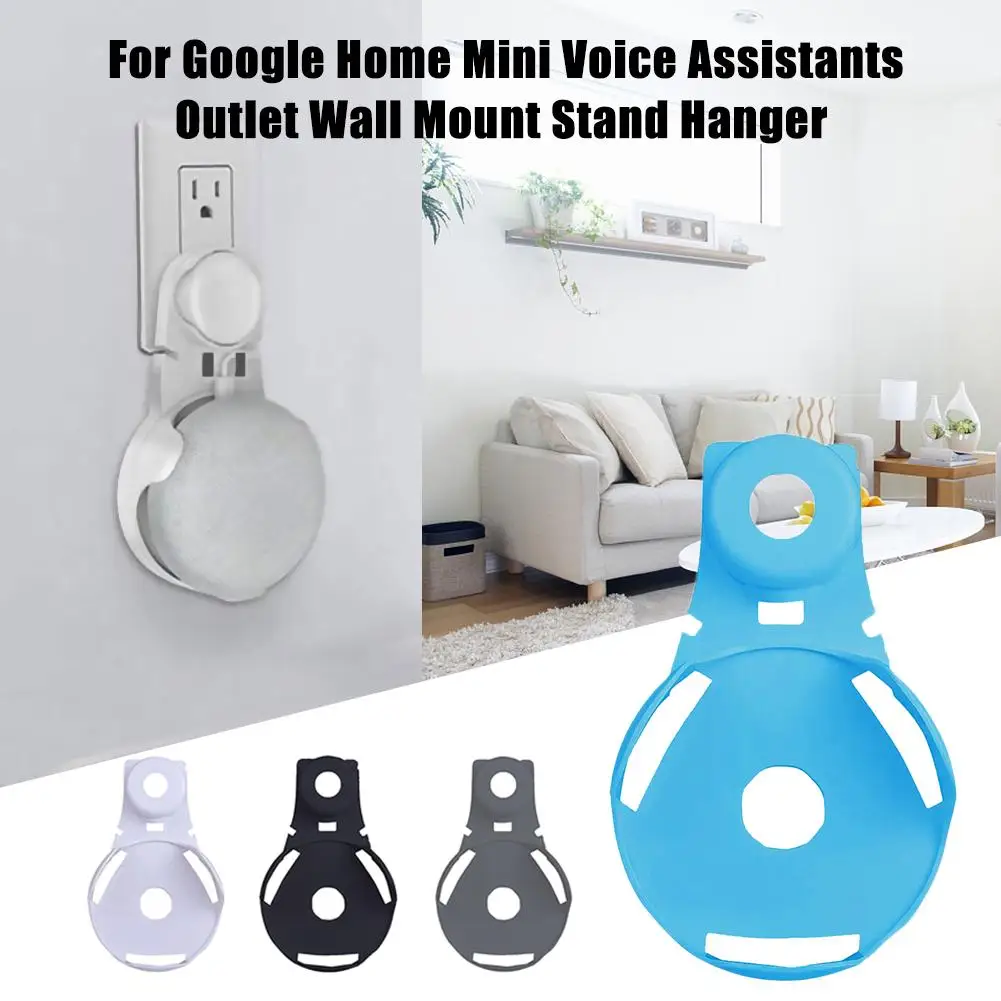 Для Google Home, мини голосовые ассистенты, розетка, настенное крепление, подставка, вешалка, настенный кронштейн, для гостиной, кухни, розетка, настенная подставка
