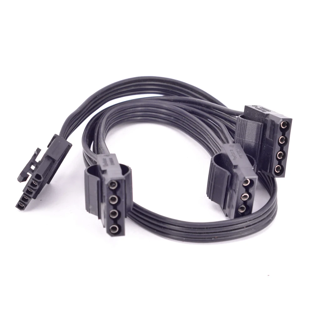 5Pin 1 к 3 периферийные 4 Pin Molex IDE 5P блок питания кабель для Cooler Master V650 V750 V850 Gold V1000 V1300