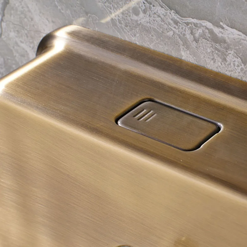 Бесплатная доставка античный латунный диспенсер для жидкого шампуня одиночная