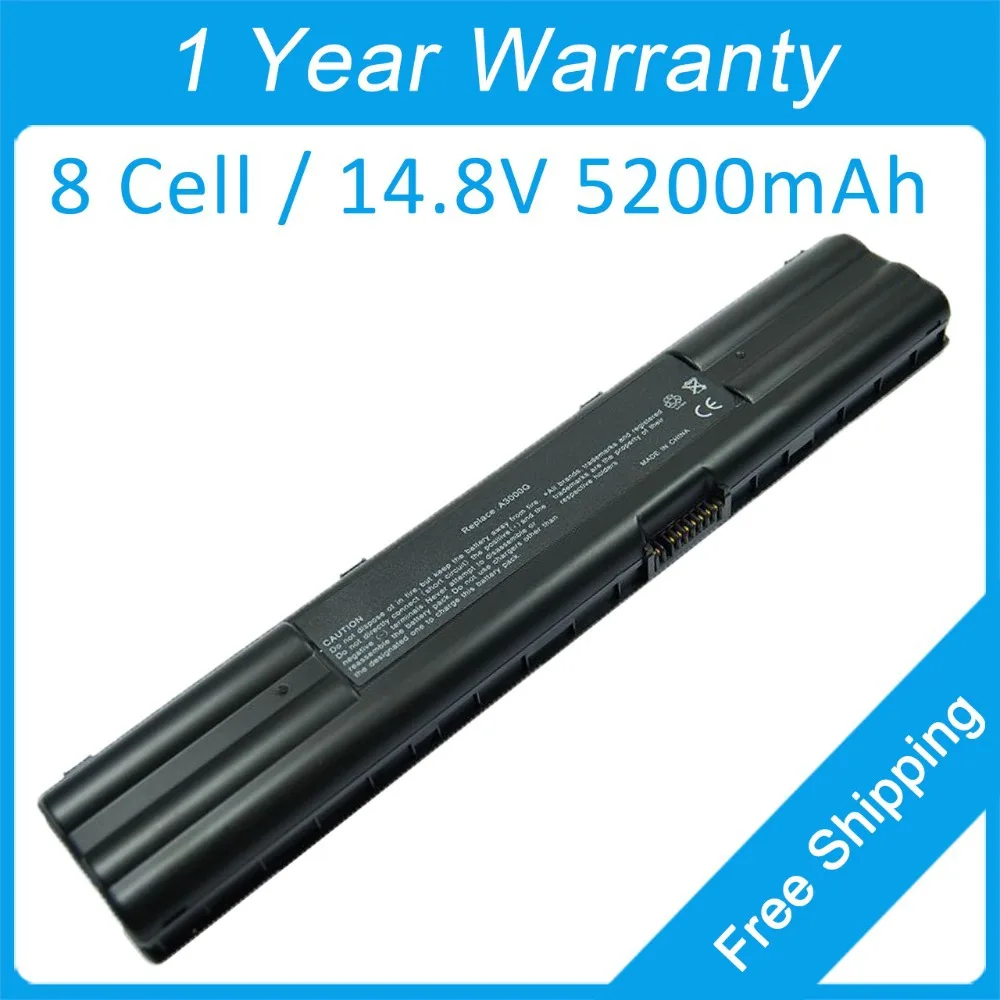Новинка 5200 мА · ч Аккумулятор для ноутбука asus A3H A6F A7T G2S A3Vc A6Ga A7Jb A7Kc Z91Fc A3000G 70-NA51B3000