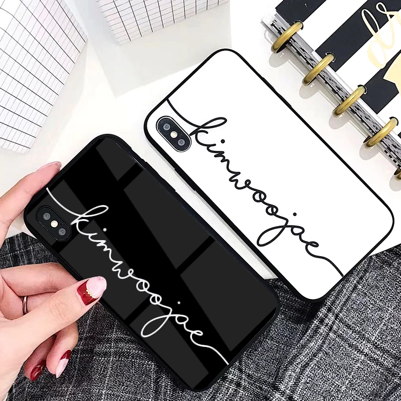 Чехол из закаленного стекла для IPhone XS Max XR X 10 8 7 6 S Plus мягкий силиконовый бампер