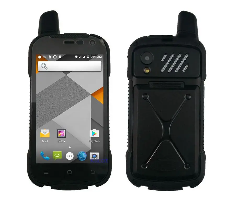 Китай zello PTT радио Walkie Talkie 4 г сети LTE домофон Android 6.0 прочный телефон большой