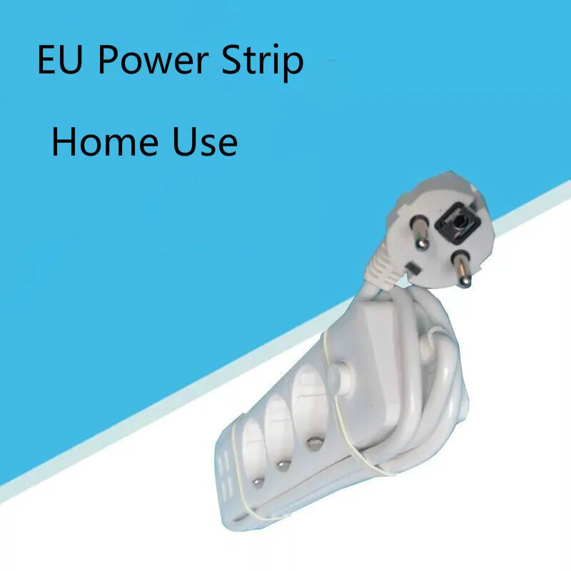 Штепсельная Вилка европейского стандарта для быстрой зарядки 4 USB + 3 розетки 1 8