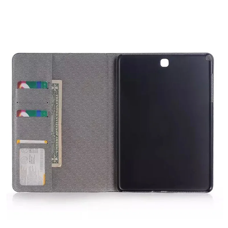Высокое качество Джинсы Бумажник кожаный чехол для Samsung Galaxy Tab 9 7 дюймов Новый SM-T550