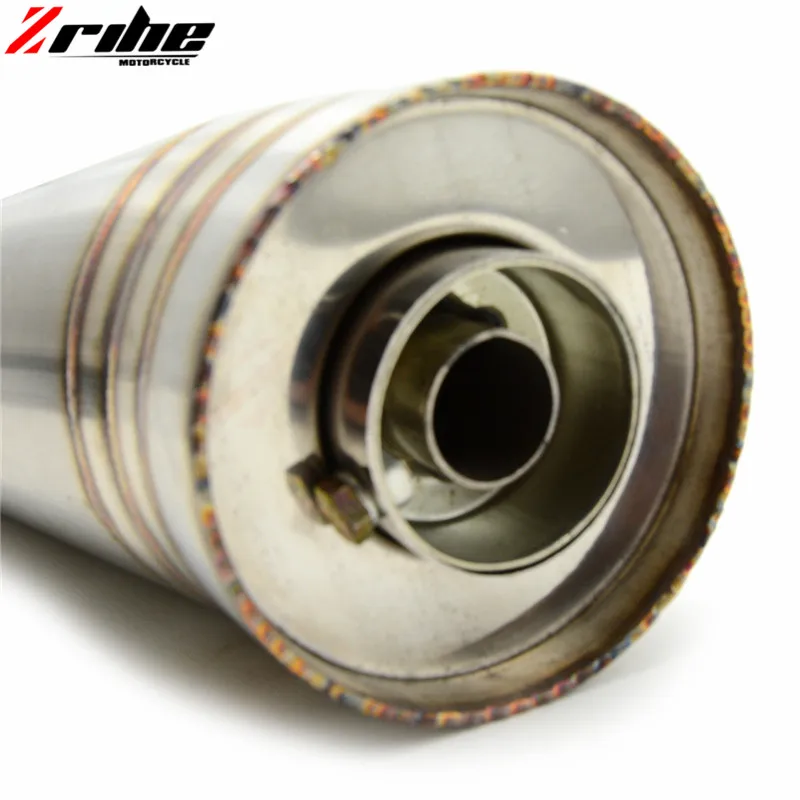 Универсальная углеродная выхлопная труба для мотоцикла 36-51 мм глушитель Kawasaki ZX6R