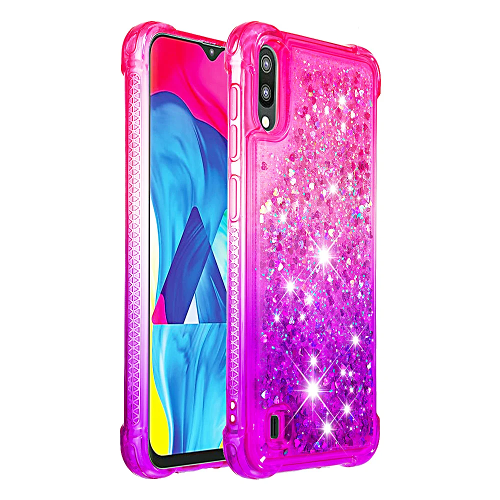 A10 чехол для samsung Galaxy A10 M10 M20 M30 чехол Блестящий градиент вышит противоударный чехол СПС etui samsung A10 A30 A50 A70 чехол для телефона - Цвет: 1
