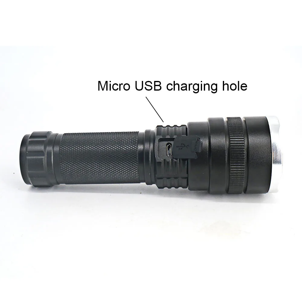 Высокий светильник XHP50 светодиодный светильник-вспышка Micor USB Перезаряжаемый Тактический светильник-вспышка 3500 люмен светильник-фонарь для кемпинга и пеших прогулок