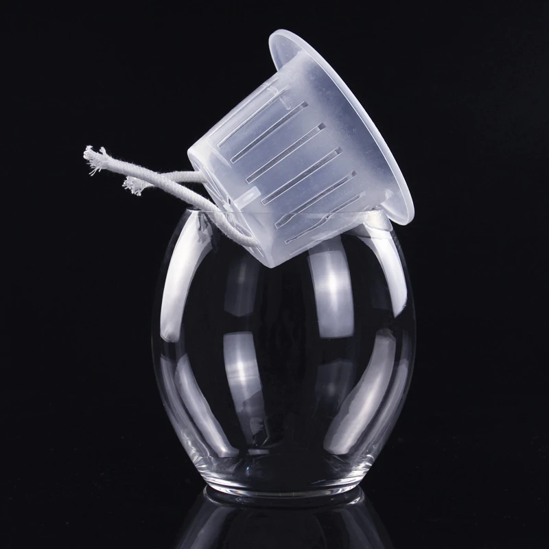 1 шт. яйцо формы прозрачный гидропонное Стекло Цветочные растения ваза с