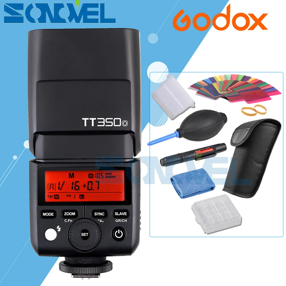 Godox TT350o TT350 O вспышка для камеры 2 4G TTL HSS GN36 1/8000s Olympus/Panasonic беззеркальная DSLR камера +