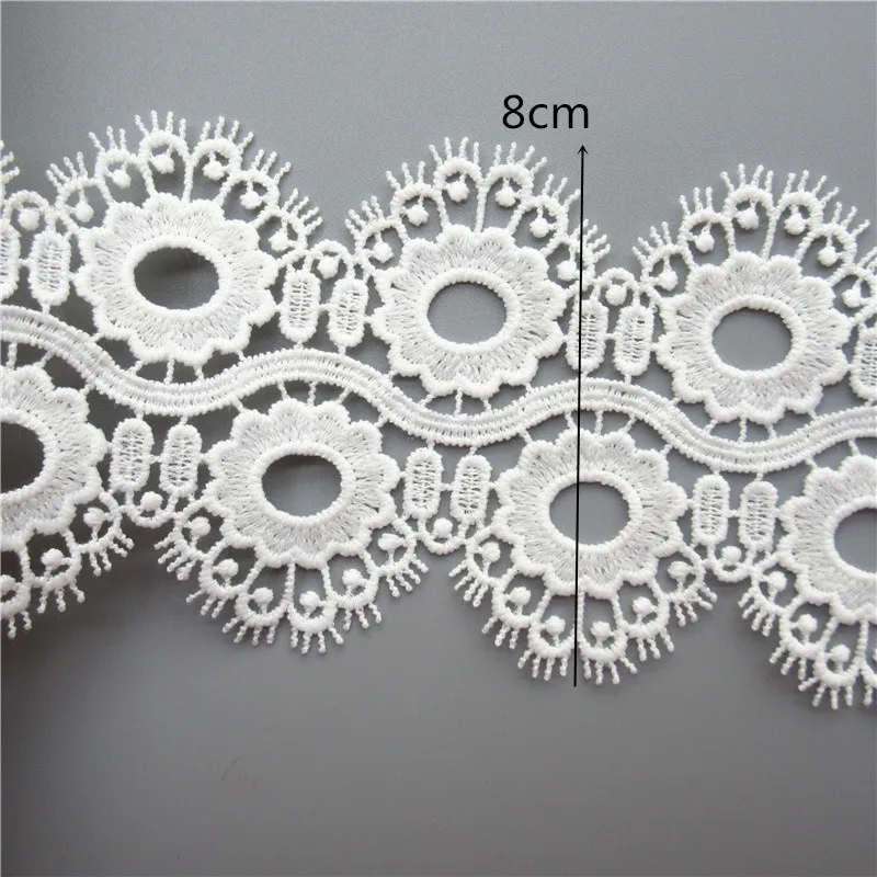 3 звёздочки винтажная вышитая кружевная отделка с цветочным рисунком