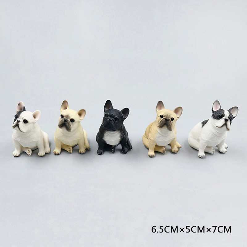 Модные животные ремесла мини истребитель собака модель французского бульдога