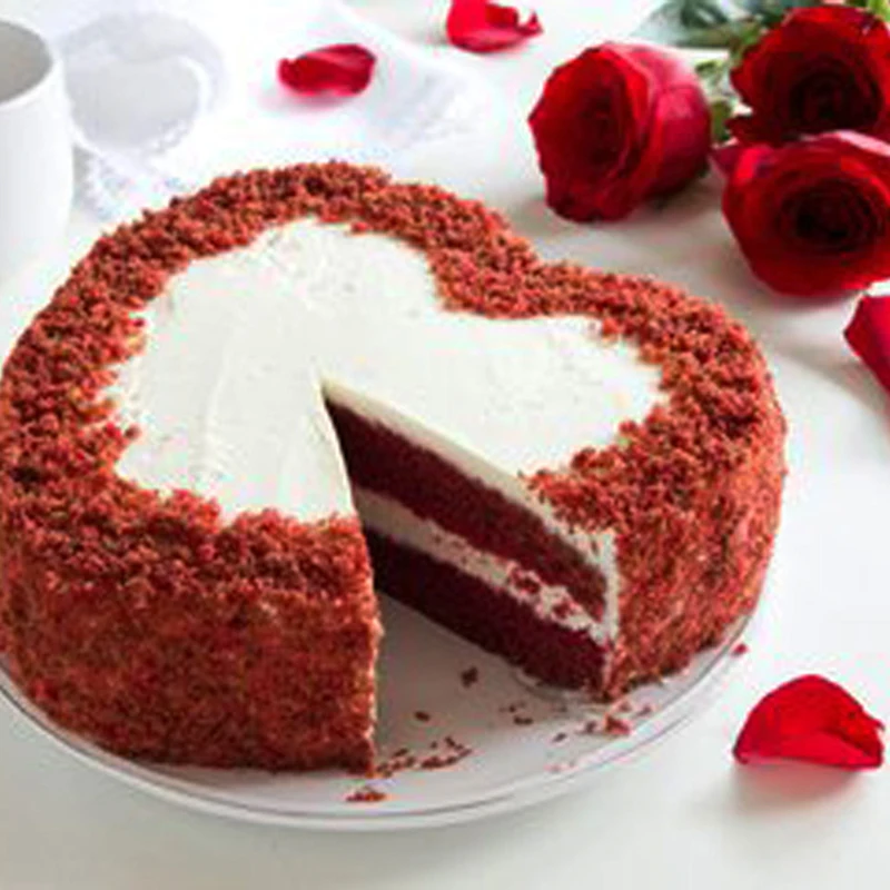 B фиксированная Нижняя основа формы для торта в форме сердца алюминиевая форма