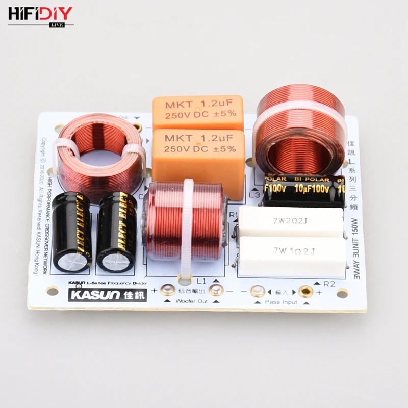 HIFIDIY LIVE Hi-Fi 3Way 3 динамик(твитер+ Средний+ бас) динамик s аудио кроссовер с делителем частоты фильтры L-380C