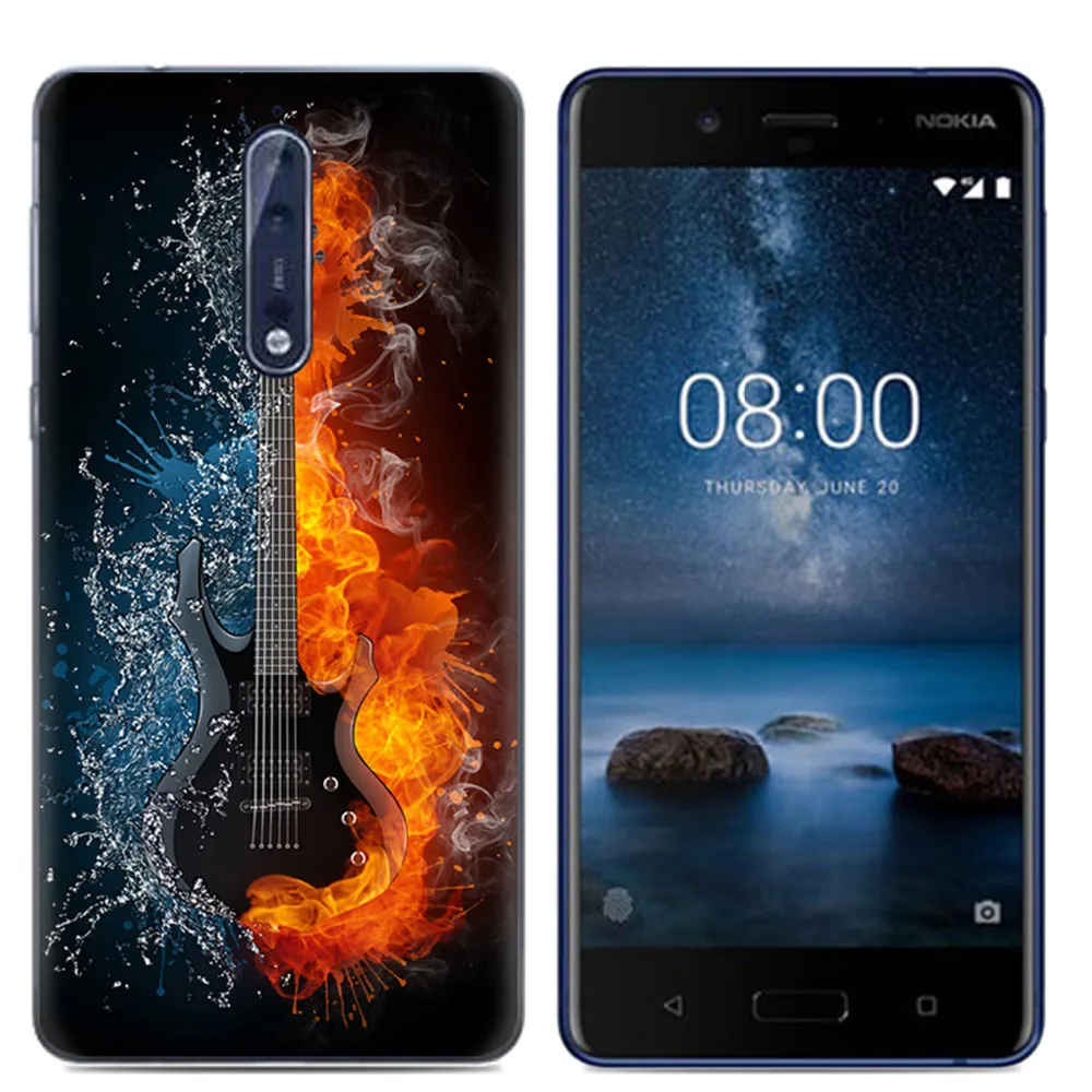 Lusee Лидер продаж мягкие силиконовые телефон Защитный чехол для Microsoft Nokia 9 ТПУ