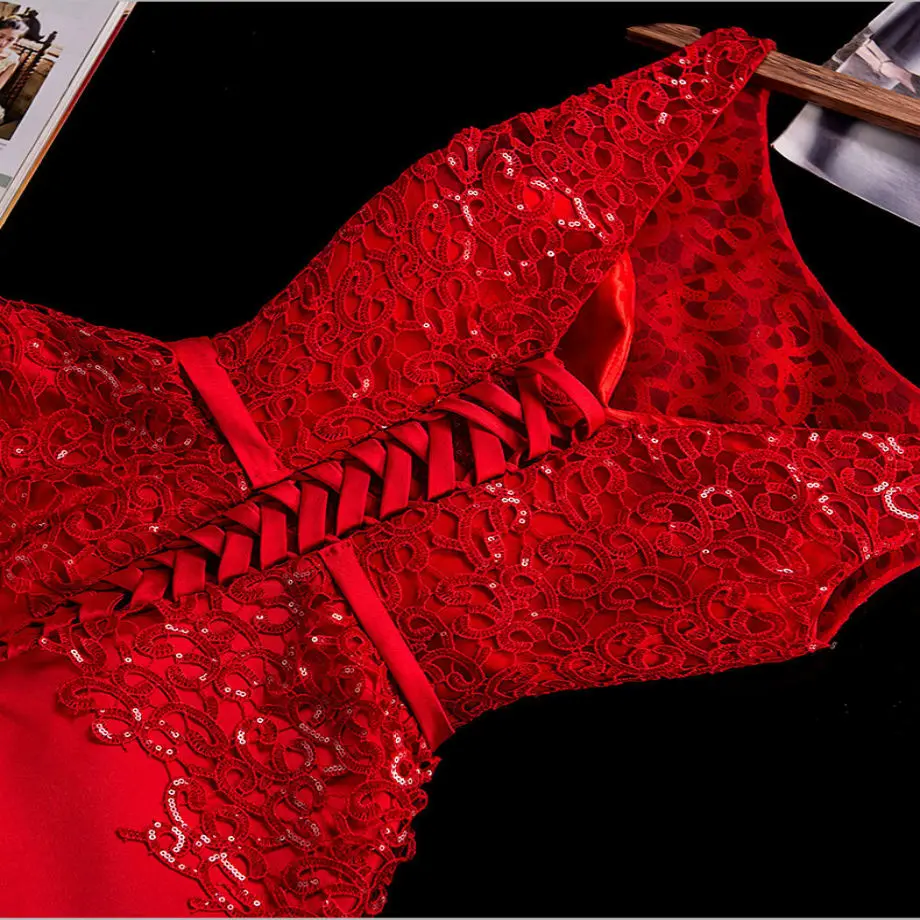 2016 New Arrival Real Photo Hot sale red dress short design Prom Dress VSS5008 party | Свадьбы и торжества