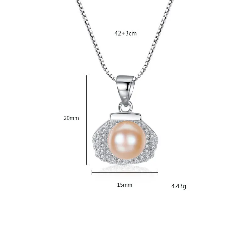 Ангел естественный пресноводный жемчуг кулон Цепочки и ожерелья для Для женщин