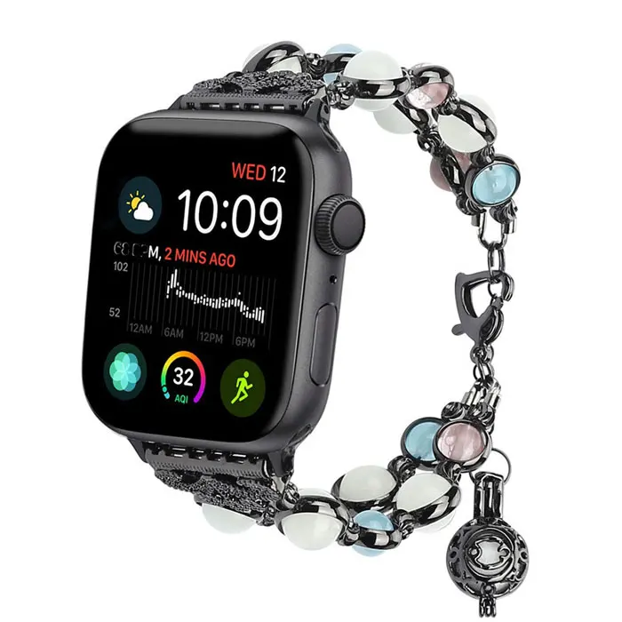 Браслет для apple watch 38 мм 40 мм 42 мм 44 мм из нержавеющей стали и светящийся ремешок для часов iwatch серии 5/4/3/2/1