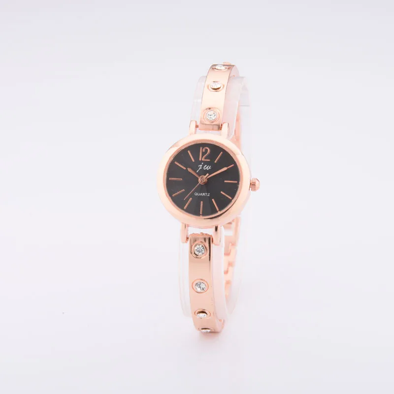 

New Jw Bracelet Watches Women Luxury Brand Stainless Steel Rhinestone Wristwatches For Ladies Dress Quartz Watch Reloj Mujer