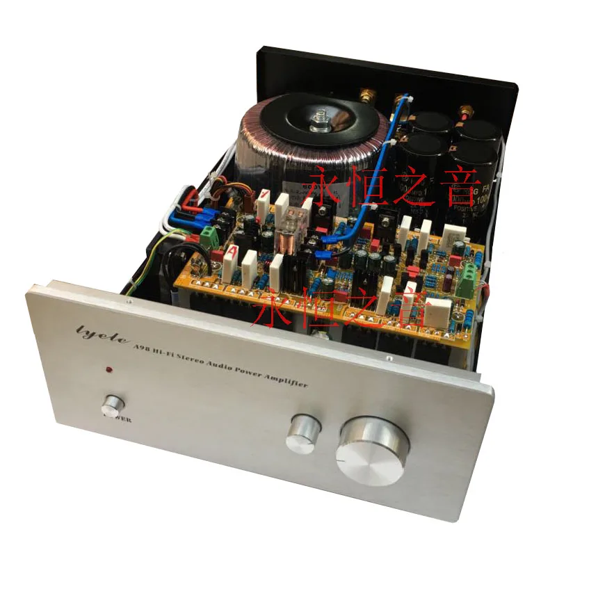 A1000 1200 Вт высокомощный HIFI бас-усилитель мощности двухканальный усилитель мощности