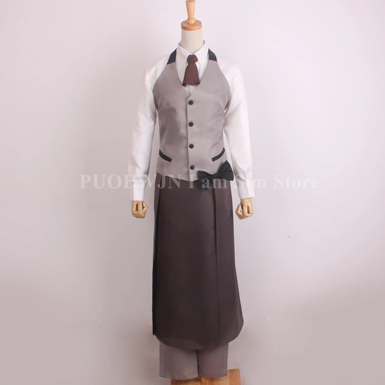 

Anime Tokyo Ghoul ken kaneki / haise sasaki waiter uniform Cosplay Costume