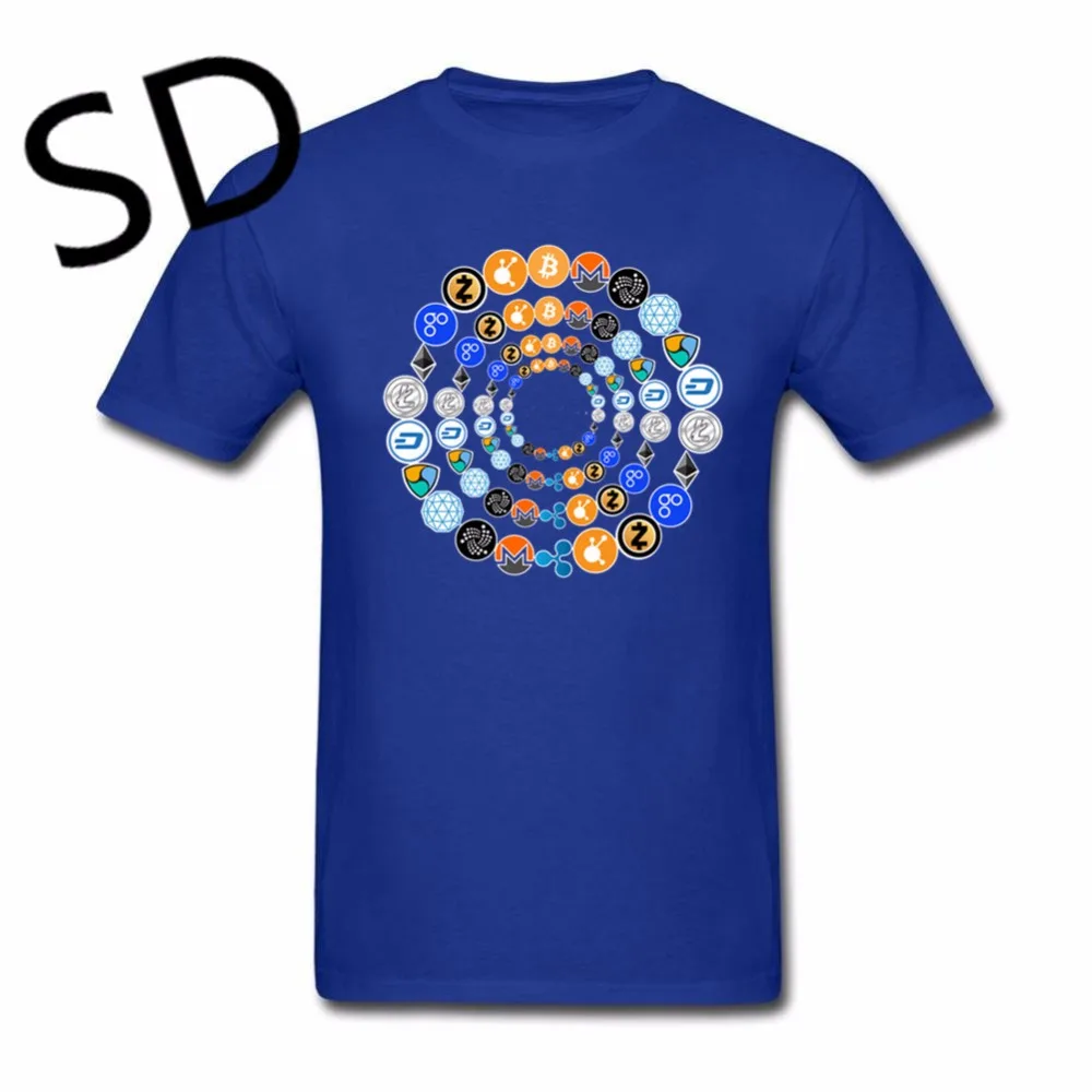 Дропшиппинг psychedelic Tee криптовалюта Футболка мужская эфириум Биткоин Litecoin Crypto