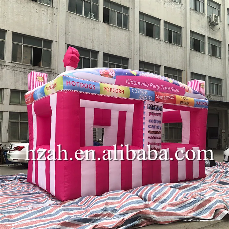 

Portable mini standing inflatable treat shop inflatable carnival sales kiosk booth