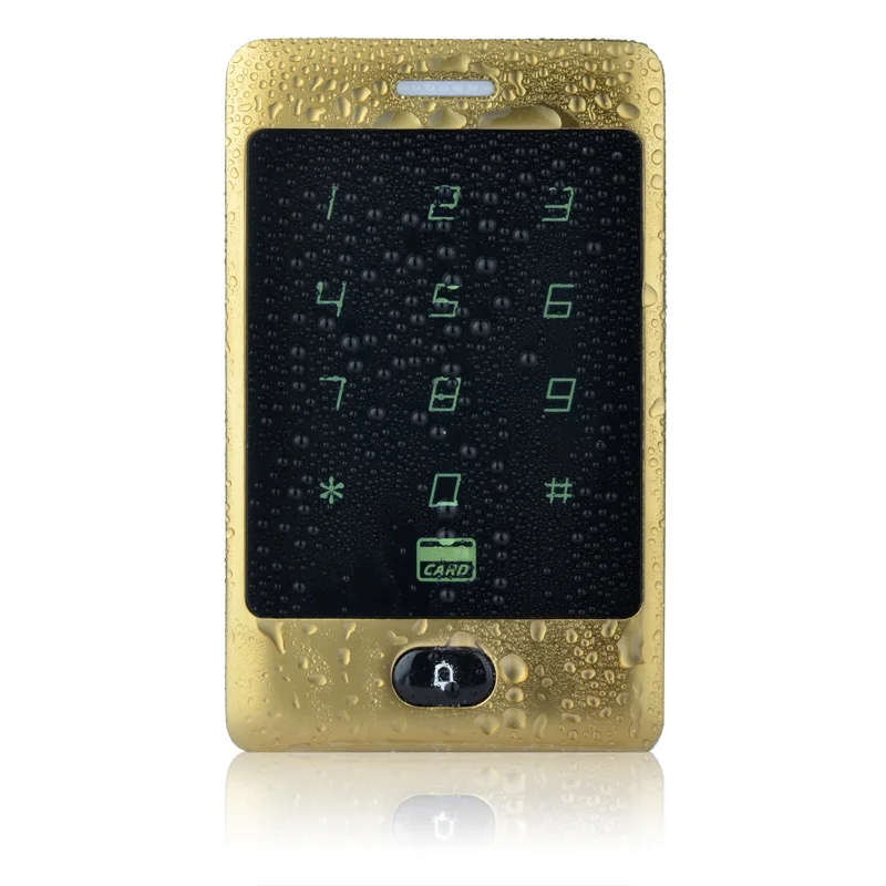 Gold 5YOA RFID система контроля доступа устройство машина карты Keytab близость дверной замок тег EM ID Клавиша клавиатуры Fobs управление Лер - Цвет: Gold