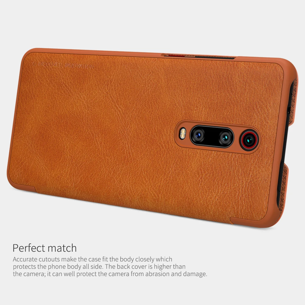 Кожаный чехол Nillkin для Xiao mi Red mi K20/K20 Pro и mi 9 T Pro Qin серии откидные Чехлы Роскошные чехлы для телефонов задняя крышка