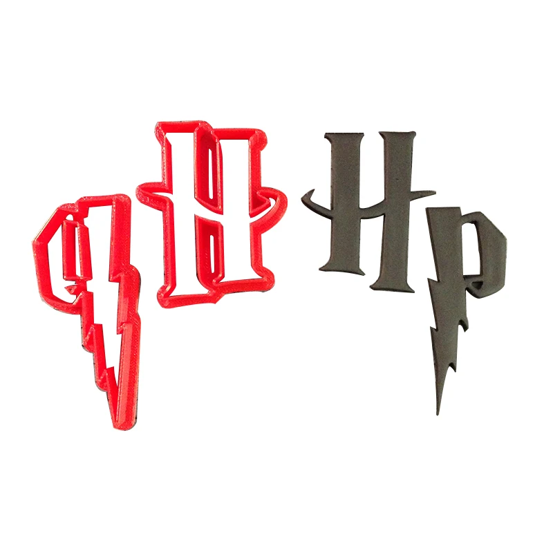 Harri Botter логотип резак для печенья набор на заказ 3D печатная форма кекса формочка