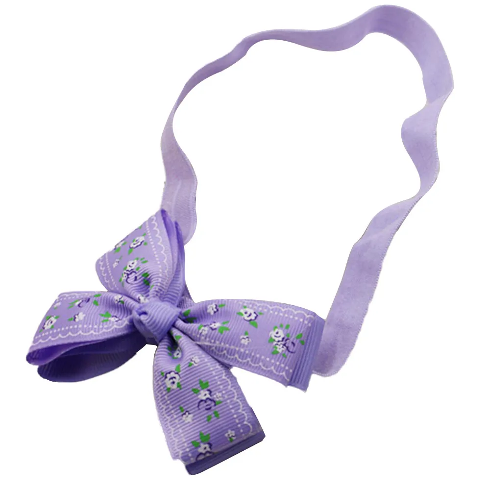 Kids Baby Girl Head Accessories Hair band Elastic Bowknot Headwear baby hair turban bandages for girls turbantes | Детская одежда и