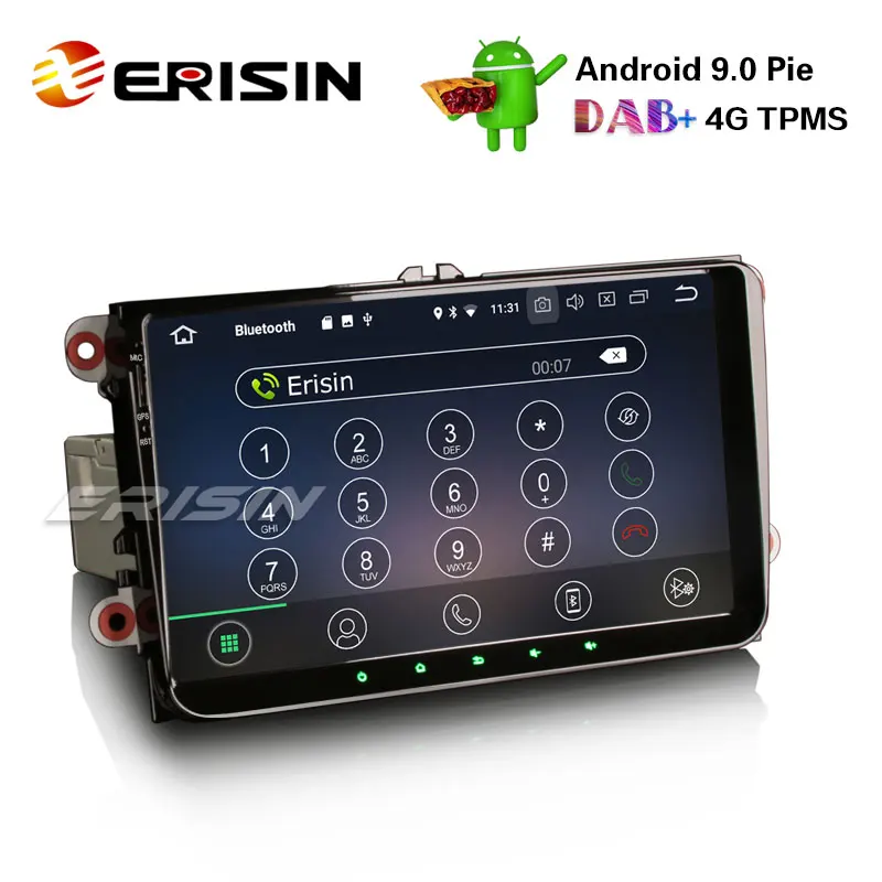 Erisin ES4991V 9 &quotAutorradio Android 0 DAB + Navi OPS для Golf 5 Passat Tiguan Polo Eos Skoda|Автомагнитолы| |