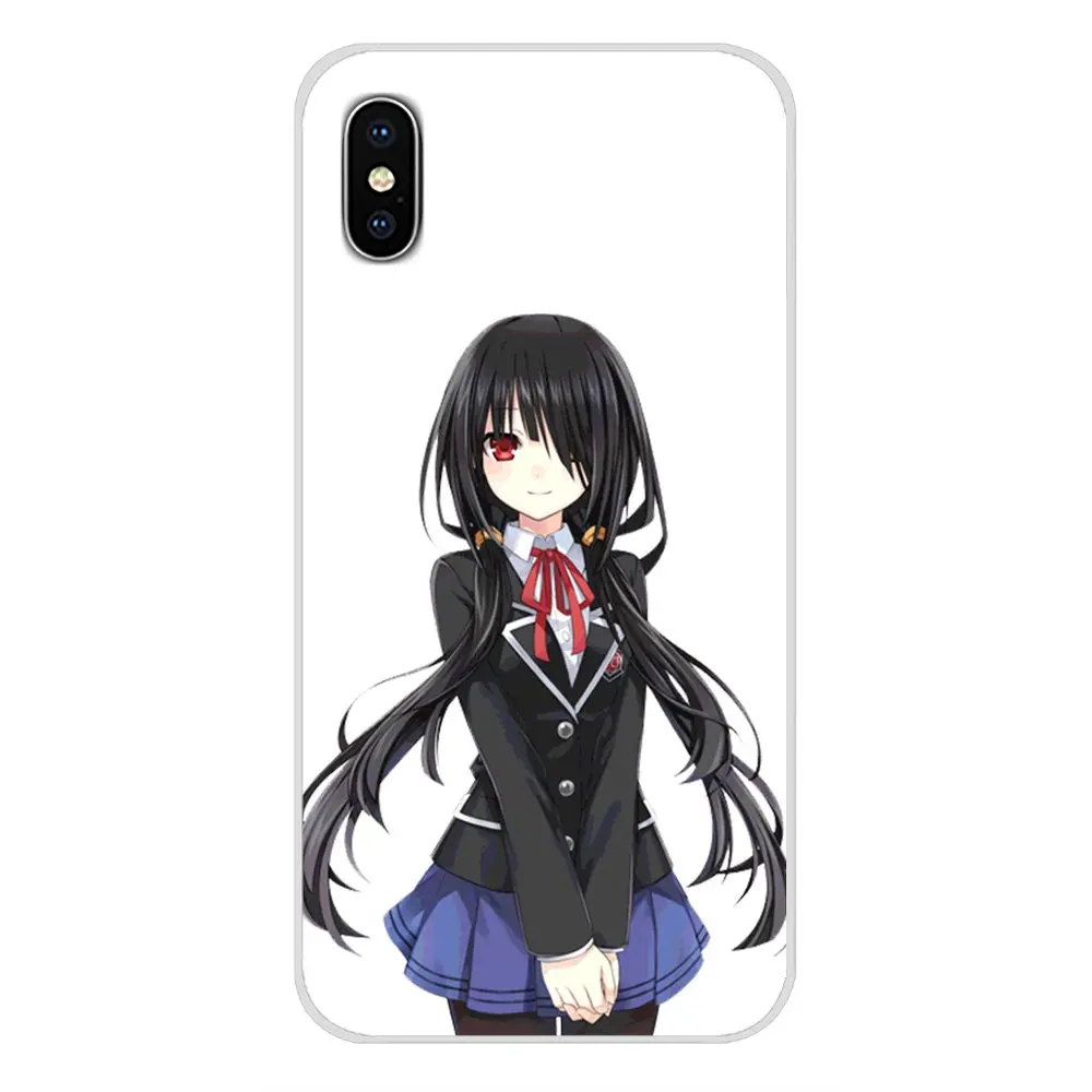 Для Xiaomi Redmi 4A S2 Note 3 3S 4 4X 5 Plus 6 7 6A Pro Pocophone F1 Anime Tokisaki Kurumi аксессуары чехлы для