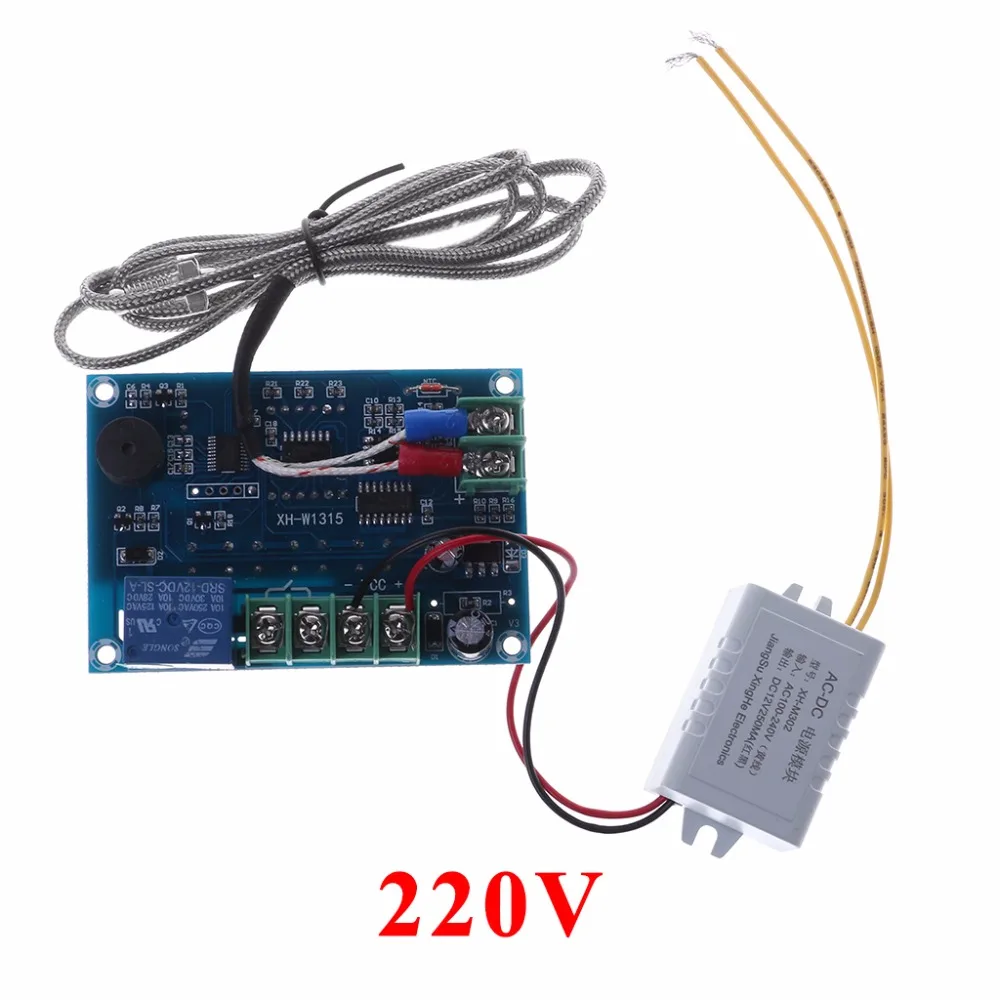 Одежда высшего качества цифровой термостат k типа модуль переменного тока 220V/DC 12