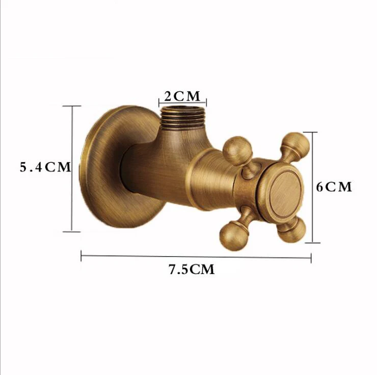 Сменные детали для крана античный латунный угловой клапан унитаза универсальный
