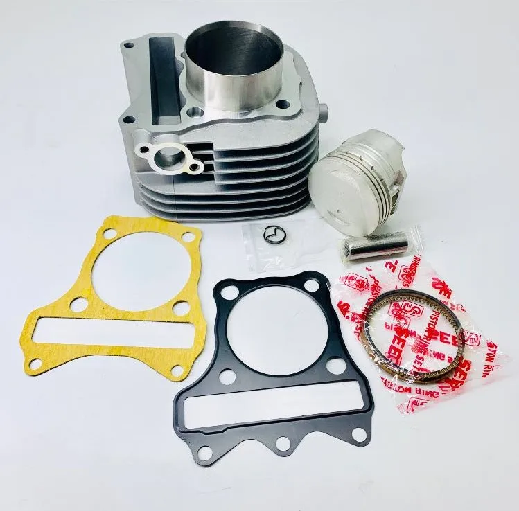 Cylinder kit 61mm Комплект цилиндров V 125 150 AN gsr125с большим отверстием с поршнем 61 мм прокладка распределительного вала тюнинг гоночных деталей производительность Максимальная скорость - Цвет: Cylinder kit 61mm