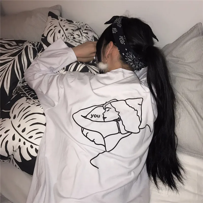 Летняя свободная футболка с короткими рукавами раскрашенная вручную ulzzang Harajuku