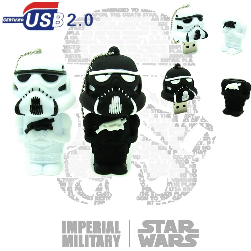 Серия Звездные войны карту флэш памяти с интерфейсом usb Прохладный штурмовика из
